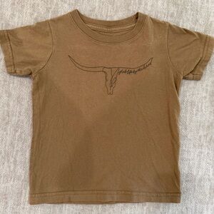 Whiskey Designs Toddler T-Shirt with Longhorn Design